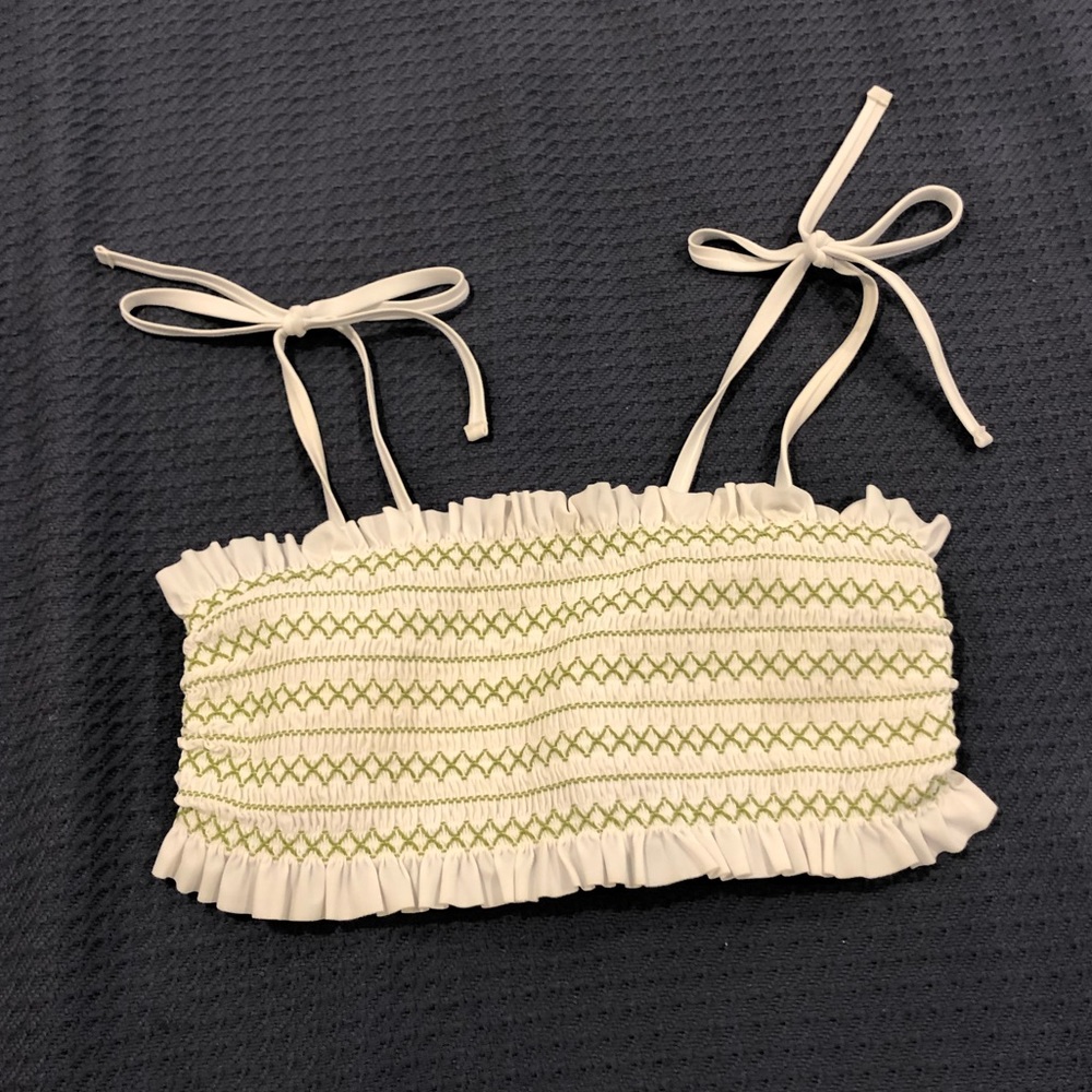 Tory Burch Costa Bandeau Bikini Top - Picture 1 of 8
